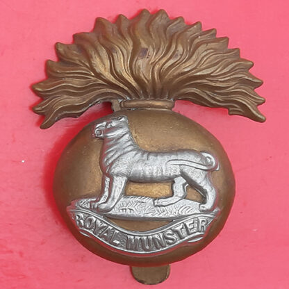 The Royal Munster Fusiliers - Bi-Metal Cap Badge