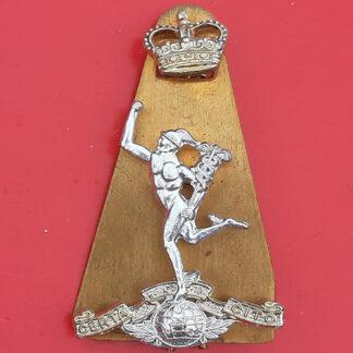The Royal Corps Of Signals - Gold & Silver Anodised Cap Badge