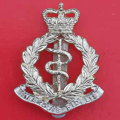 The Royal Army Medical Corps - Gold & Silver Anodised Cap Badge