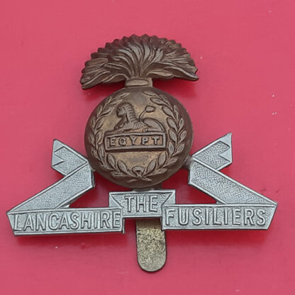 The Lancashire Fusiliers - Bi-Metal Cap Badge