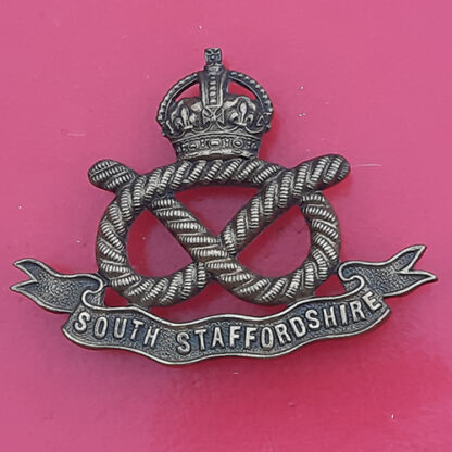 The South Staffordshire Regiment - Officer's Cap Badge
