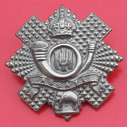The Highland Light Infantry - King's Crown  Cap Badge