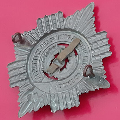 (South Africa) Duke Of Edinburgh's Own Volunteers  - White Metal Cap Badge - Image 2