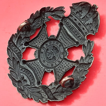 The Rifle Brigade - Blackened Brass Glengarry Badge - Image 2