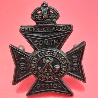 The King's Royal Rifles 1st Cadet Battalion - Officer's Field Service Cap Badge