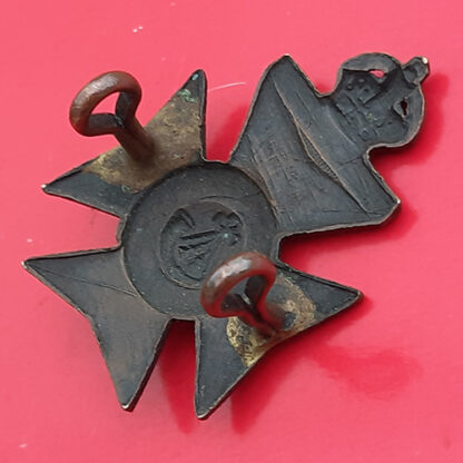 The King's Royal Rifles 1st Cadet Battalion - Officer's Field Service Cap Badge - Image 2