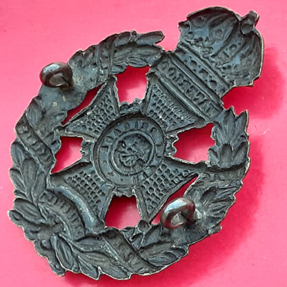 The Rifle Brigade - Blackened Brass Glengarry Badge - Image 2