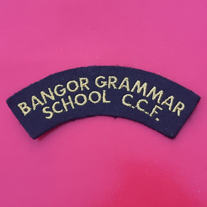 Bangor Grammar School Combined Cadet Force - Cloth Shoulder Title