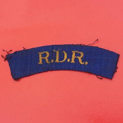 Control Commission Germany Repatriation, Deliveries, & Restitution Division - Cloth Shoulder Title