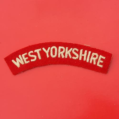 The West Yorkshire Regiment - Cloth Shoulder Title