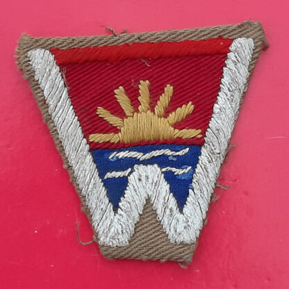102nd Coast Artillery Brigade - Woven Cloth Formation Badge