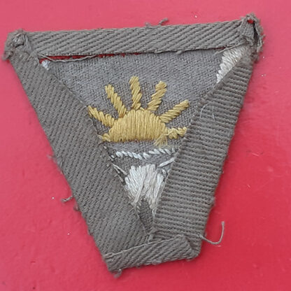 102nd Coast Artillery Brigade - Woven Cloth Formation Badge - Image 2
