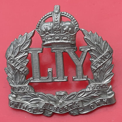 The Leicestershire Imperial Yeomanry - White Metal Cap Badge