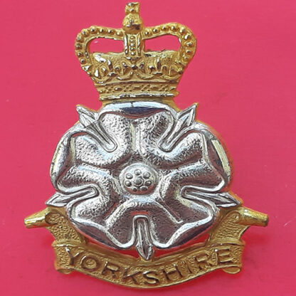 The Yorkshire Brigade - Silver & Gilt Cap Badge