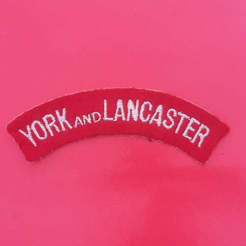 York & Lancaster Regiment - Cloth Shoulder Title