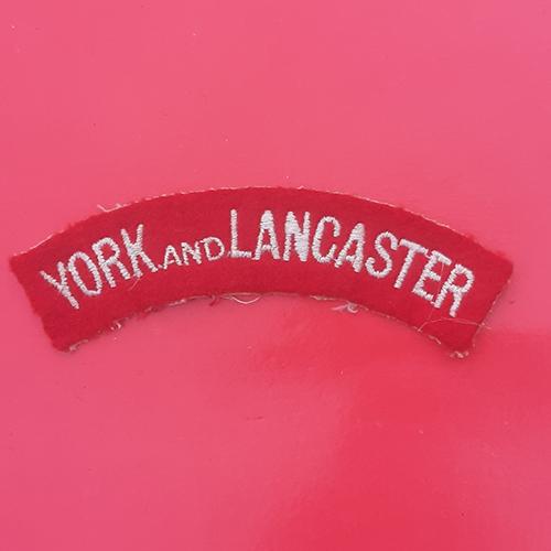 York & Lancaster Regiment - Cloth Shoulder Title