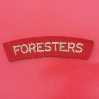 The Sherwood Foresters (Notts & Derby) - Cloth Shoulder Title