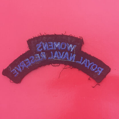 The Women's Royal Naval Reserve - Cloth Shoulder Title - Image 2