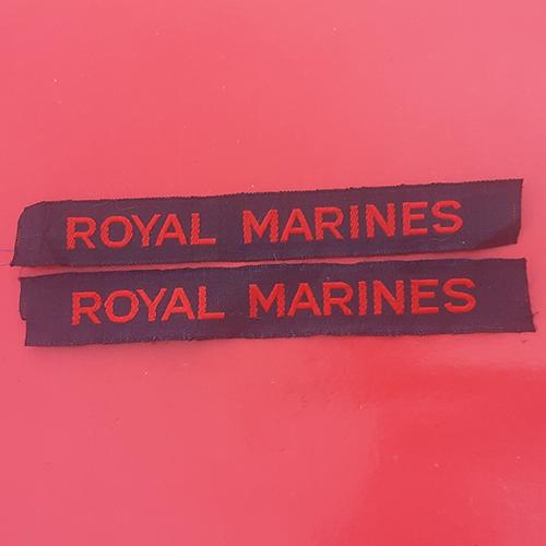 Royal Marines - Cash Tape Cloth Badges