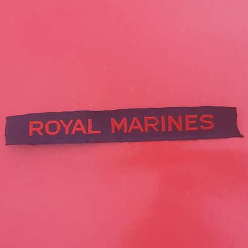 Royal Marines - Cash Tape Cloth Badge