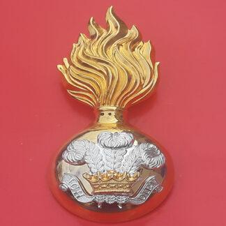 The Royal Welsh Fusiliers - Drummer's Silver & Gilt Cap Badge