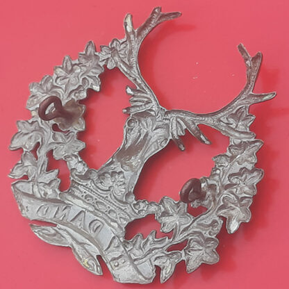 The Gordon Highlanders - White Metal Cap Badge - Image 2