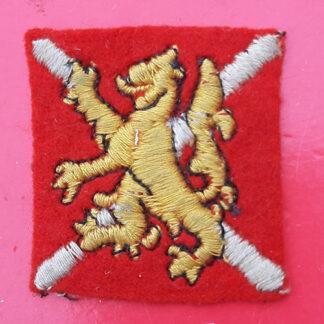 West Of Scotland District - Woven Cloth Formation Badge