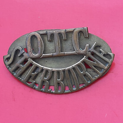 Sherborne Officer Training Corps - Gilding Metal Shoulder Title