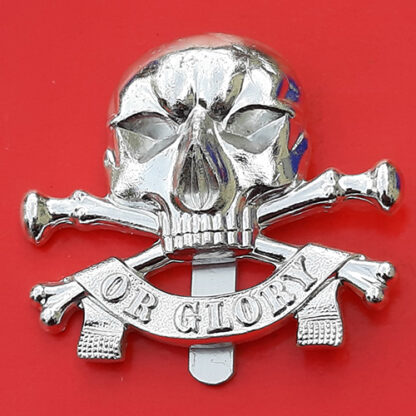 17th/21st Lancers - Silver Anodised Cap Badge