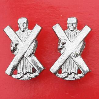 The Black Watch - Chromed Collar Badges