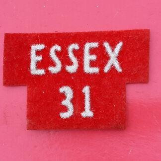 The Essex Home Guard Phase 2 - Essex 31 Rubber Backed Cloth Shoulder Title