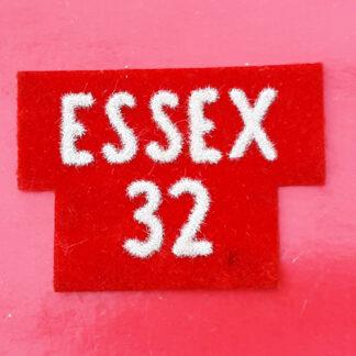 The Essex Home Guard Phase 2 - Essex 32 Rubber Backed Cloth Shoulder Title