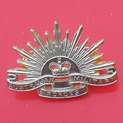 (Australia) Australia Military Forces - Gold Anodised Collar Badge