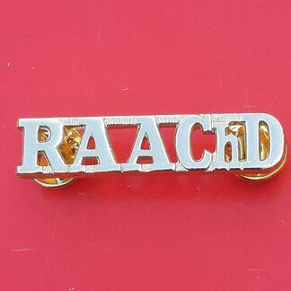 (Australia) Royal Australian Army Chaplain's Department - Gold Anodised Shoulder Title
