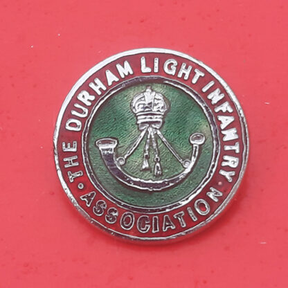 The Durham Light Infantry Association - Pin Back Badge