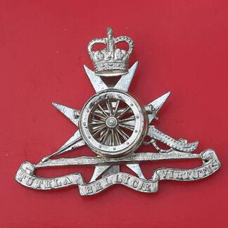 The Royal Malta Artillery - Gold & Silver Anodised Cap Badge
