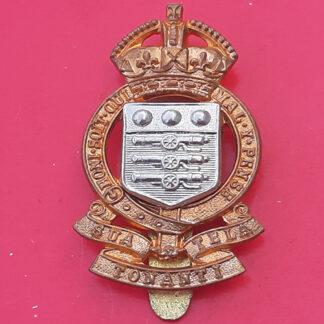 The Royal Army Ordnance Corps - King's Crown Bi-Metal Cap Badge