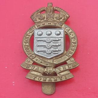 The Royal Army Ordnance Corps - King's Crown Bi-Metal Cap Badge