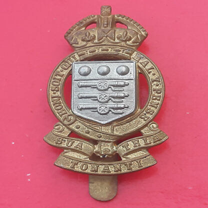 The Royal Army Ordnance Corps - King's Crown Bi-Metal Cap Badge