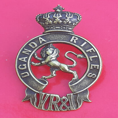 The Uganda Rifles - Gilding Metal Field Service Helmet Badge