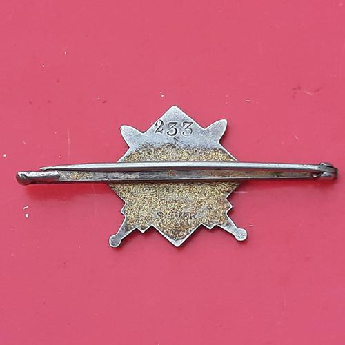 Free Czechoslovakian Forces - Silver & Enamelled Sweetheart Badge - Image 2