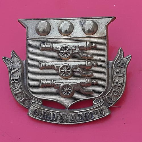 The Army Ordnance Corps - Large Victorian Cap Badge