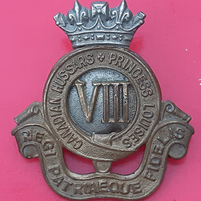 (Canada) Princess Louise's Canadian Hussars - Bi-Metal Cap Badge