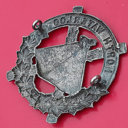 (Canada) The North Waterloo Regiment (Royal Scots Fusiliers Of Canada) - Officer's Sterling Silver Cap Badge - Image 2