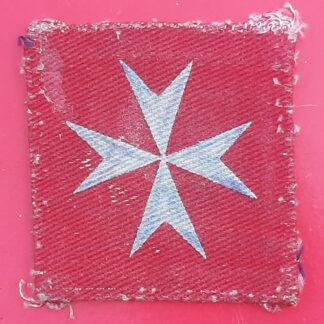 British Troops In HQ Malta Garrison - Printed Cloth Formation Badge
