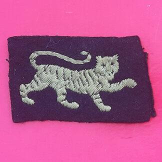 579th Light Anti Aircraft Regiment (Royal Leicestershire) - Woven Cloth Formation Badge