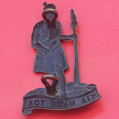 (New Zealand) The 8th (Southland Rifles) Regiment - Blackened Cap Badge - Image 2