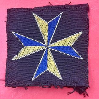 Malta Mobile Unit Royal Artillery 7th L.A.A  - Silk Cloth Formation Badge