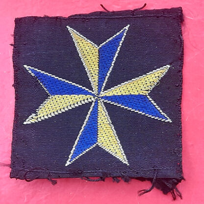 Malta Mobile Unit Royal Artillery 7th L.A.A  - Silk Cloth Formation Badge