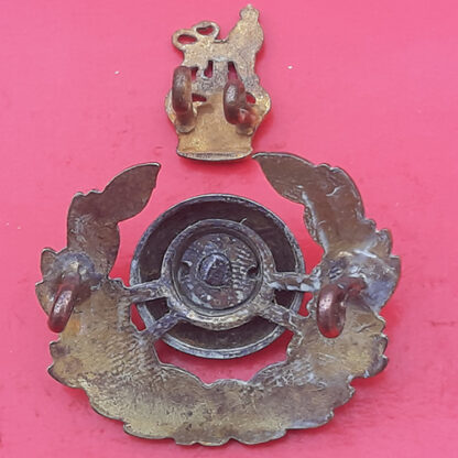The Royal Marines - Queen's Crown Officer's Bi-Metal Cap Badge - Image 2
